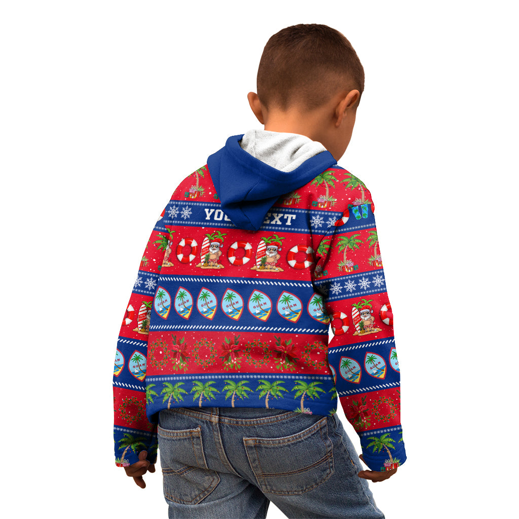 Personalised Guam Christmas Kid Hoodie Felis Pasgua - Wonder Print Shop
