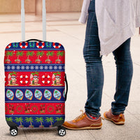 Guam Christmas Luggage Cover Felis Pasgua - Wonder Print Shop