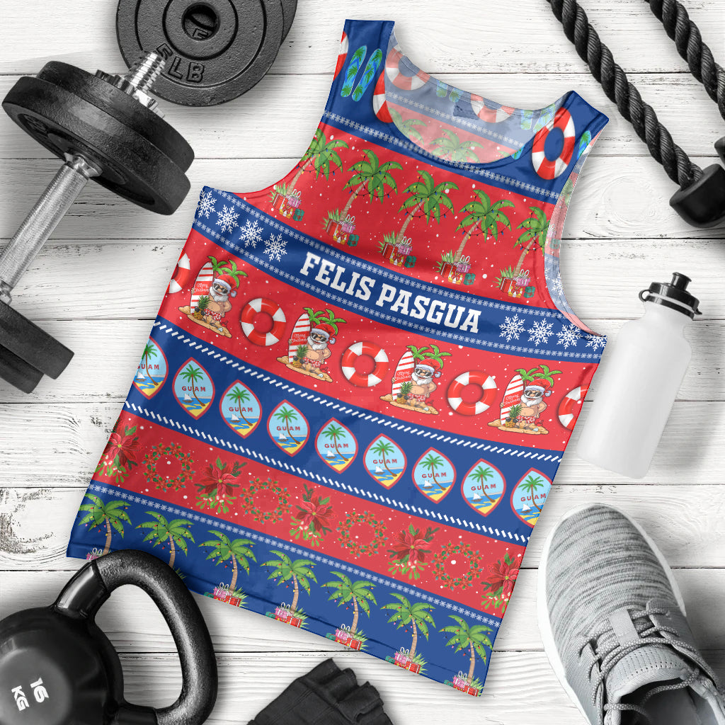 Personalised Guam Christmas Men Tank Top Felis Pasgua - Wonder Print Shop