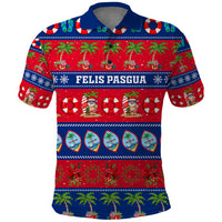 Personalised Guam Christmas Polo Shirt Felis Pasgua - Wonder Print Shop
