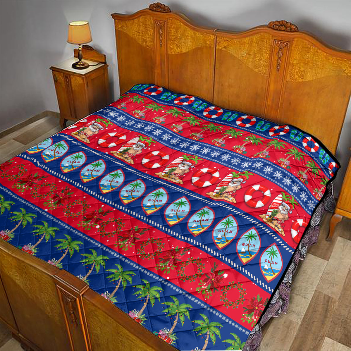 Guam Christmas Quilt Felis Pasgua - Wonder Print Shop