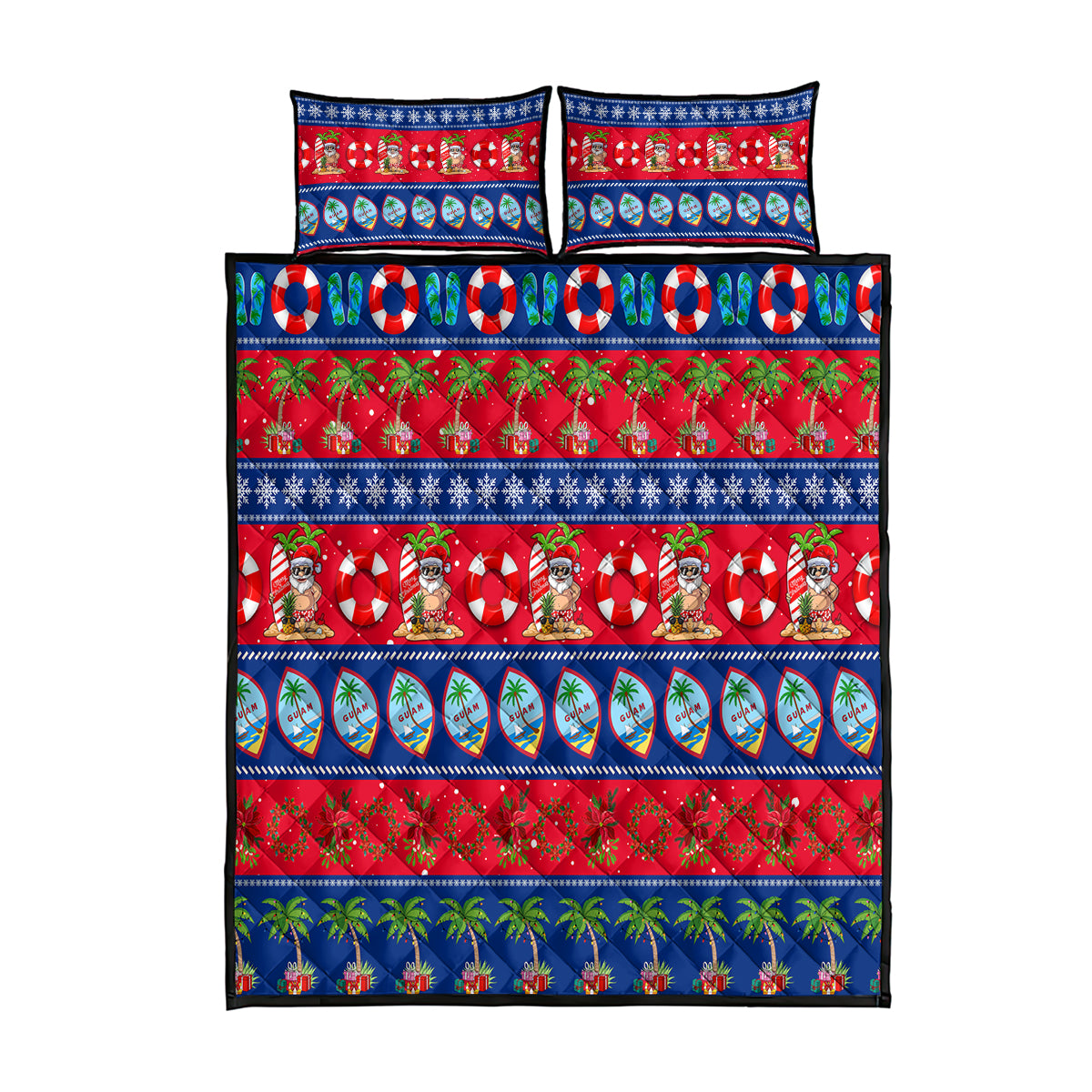 Guam Christmas Quilt Bed Set Felis Pasgua - Wonder Print Shop
