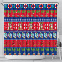 personalised-guam-christmas-shower-curtain-felis-pasgua