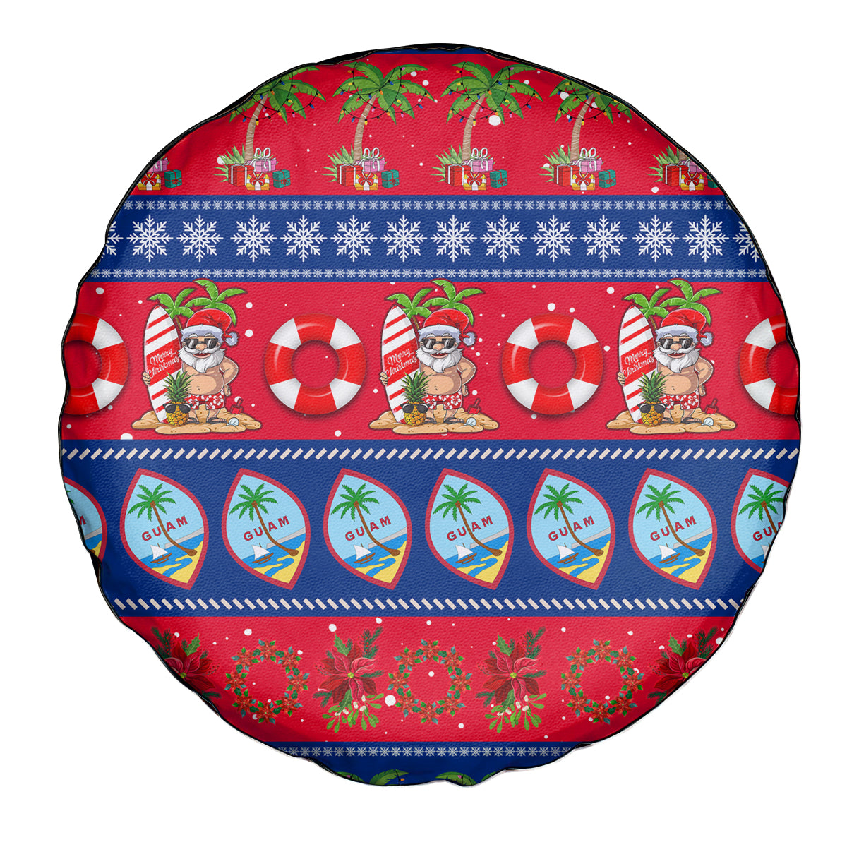 Guam Christmas Spare Tire Cover Felis Pasgua - Wonder Print Shop