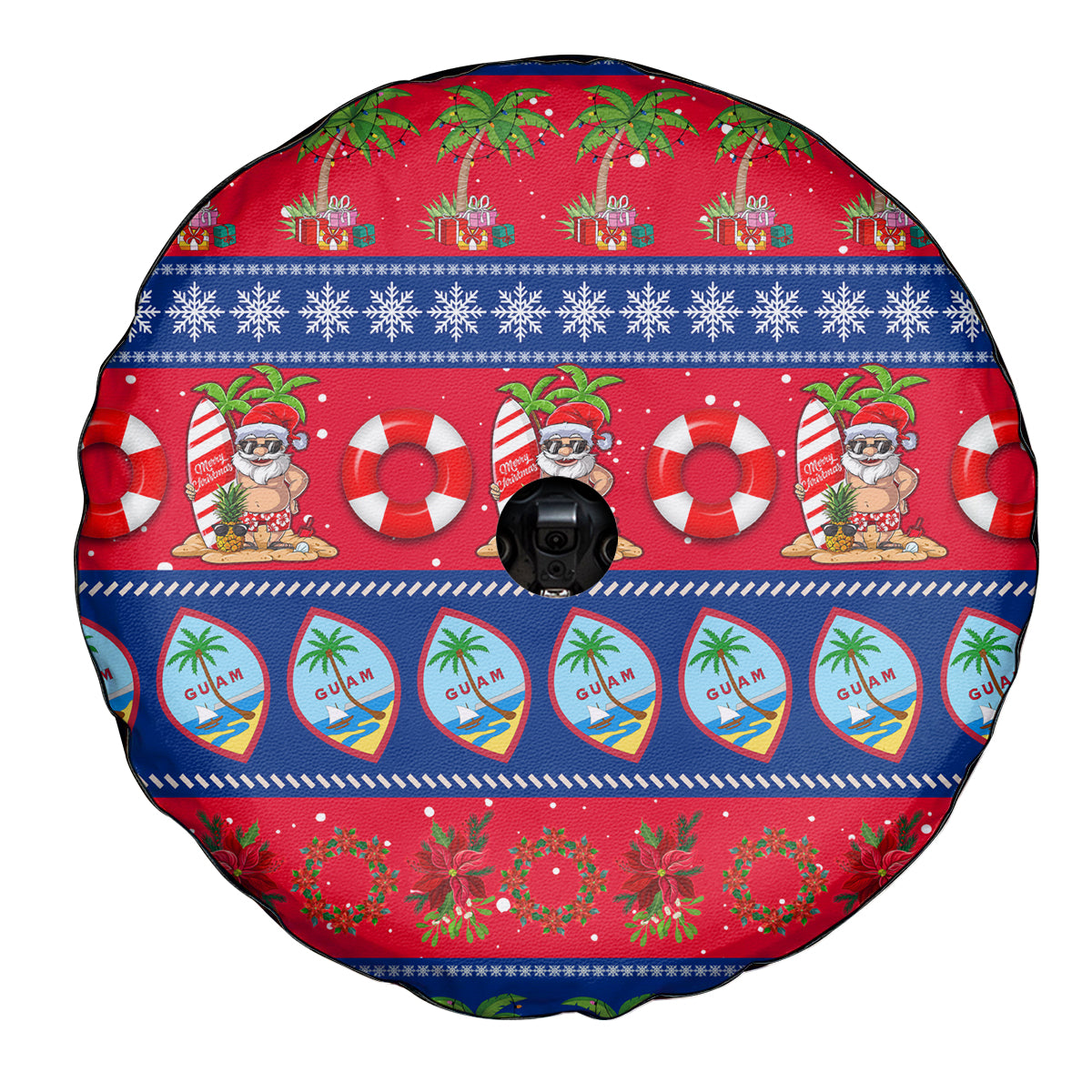 Guam Christmas Spare Tire Cover Felis Pasgua - Wonder Print Shop
