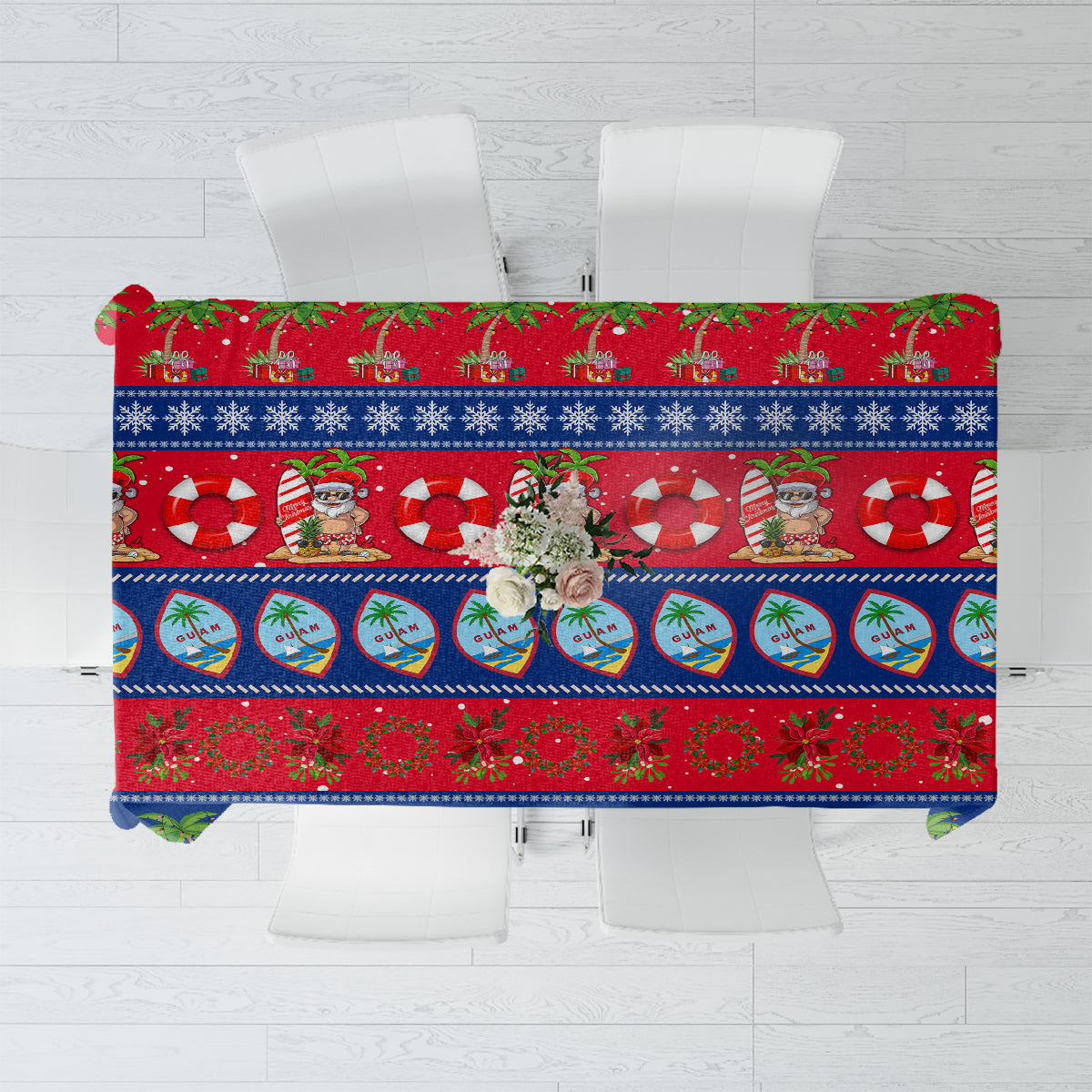Guam Christmas Tablecloth Felis Pasgua - Wonder Print Shop