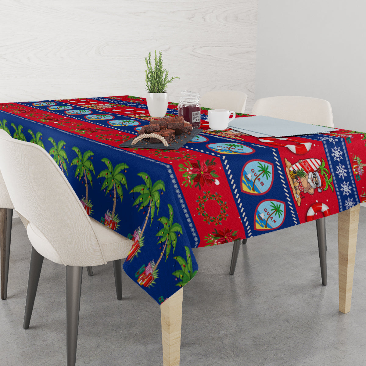 Guam Christmas Tablecloth Felis Pasgua - Wonder Print Shop