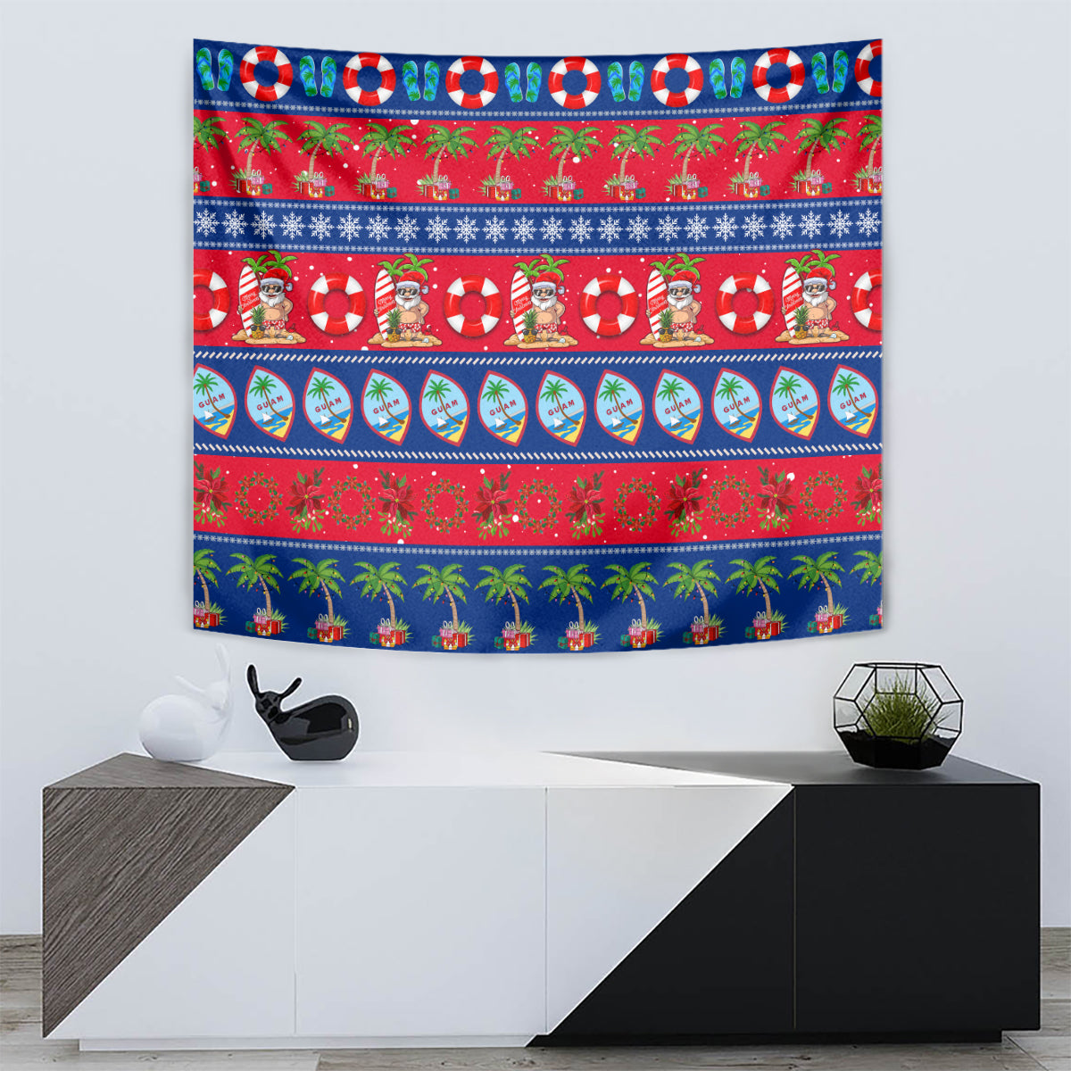 Guam Christmas Tapestry Felis Pasgua - Wonder Print Shop