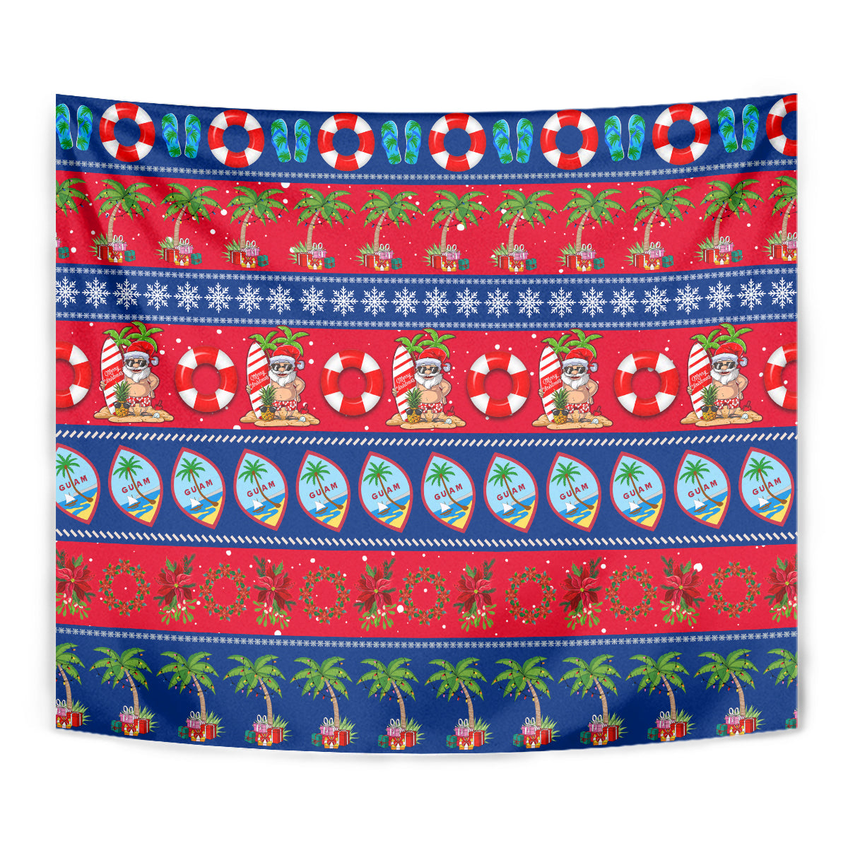Guam Christmas Tapestry Felis Pasgua - Wonder Print Shop