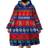 Personalised Guam Christmas Wearable Blanket Hoodie Felis Pasgua - Wonder Print Shop