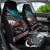 Personalised New Zealand Waka Car Seat Cover Aotearoa Maori Silver Fern Pattern - Wonder Print Shop