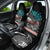 Personalised New Zealand Waka Car Seat Cover Aotearoa Maori Silver Fern Pattern - Wonder Print Shop