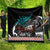 Personalised New Zealand Waka Quilt Aotearoa Maori Silver Fern Pattern - Wonder Print Shop