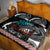Personalised New Zealand Waka Quilt Bed Set Aotearoa Maori Silver Fern Pattern - Wonder Print Shop