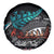 Personalised New Zealand Waka Spare Tire Cover Aotearoa Maori Silver Fern Pattern - Wonder Print Shop