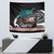 Personalised New Zealand Waka Tapestry Aotearoa Maori Silver Fern Pattern - Wonder Print Shop