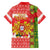 Portugal Christmas Family Matching Off The Shoulder Long Sleeve Dress and Hawaiian Shirt Barcelos Rooster Mix Azulejo Pattern - Feliz Natal - Wonder Print Shop