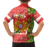 Portugal Christmas Hawaiian Shirt Barcelos Rooster Mix Azulejo Pattern - Feliz Natal - Wonder Print Shop