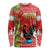 Portugal Christmas Long Sleeve Shirt Barcelos Rooster Mix Azulejo Pattern - Feliz Natal - Wonder Print Shop