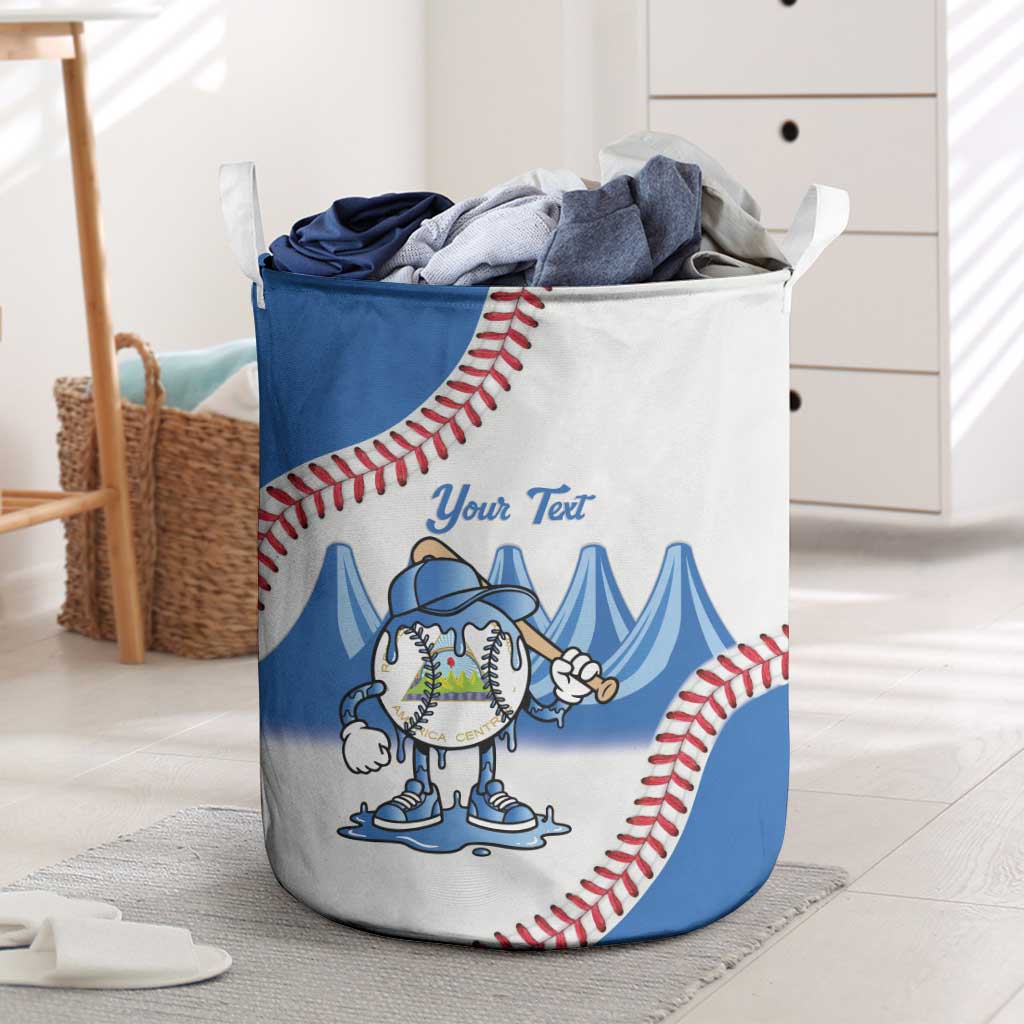 Nicaragua 2026 Baseball Laundry Basket Go Champions Drip Style