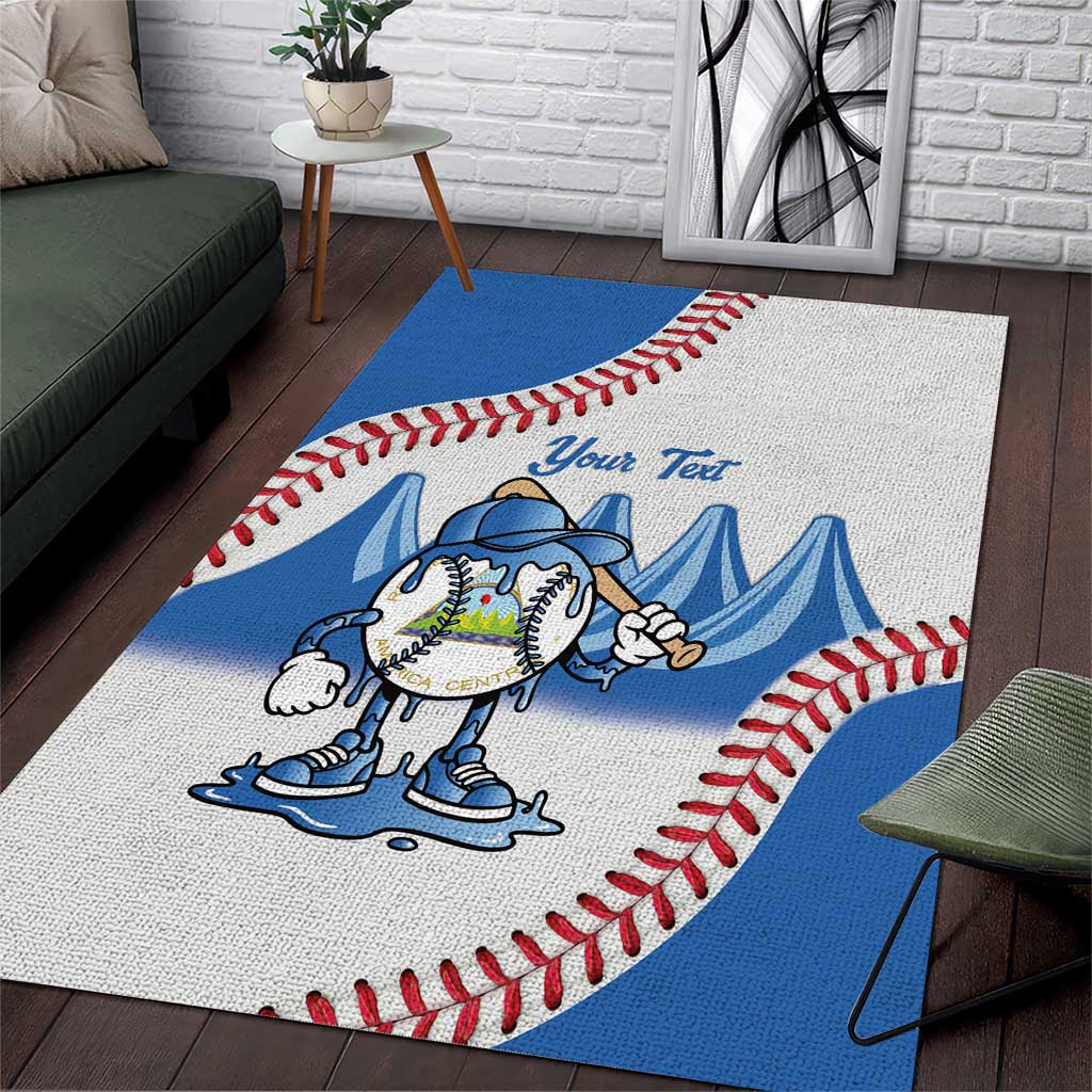 Nicaragua 2026 Baseball Area Rug Go Champions Drip Style