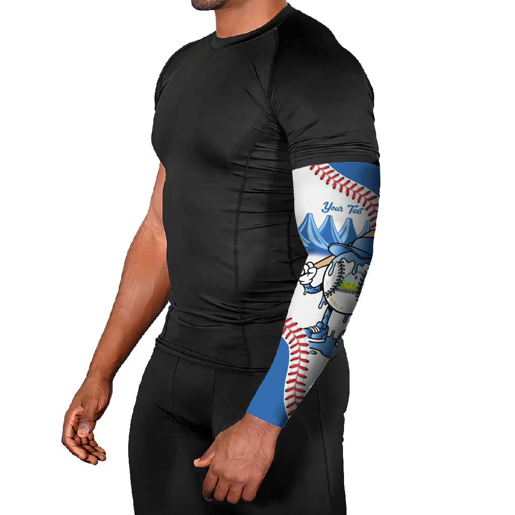 Nicaragua 2026 Baseball Personalized Arm Sleeves Go Champions Drip Style