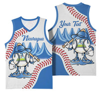 Nicaragua 2026 Baseball Personalized Basketball Jersey Go Champions Drip Style