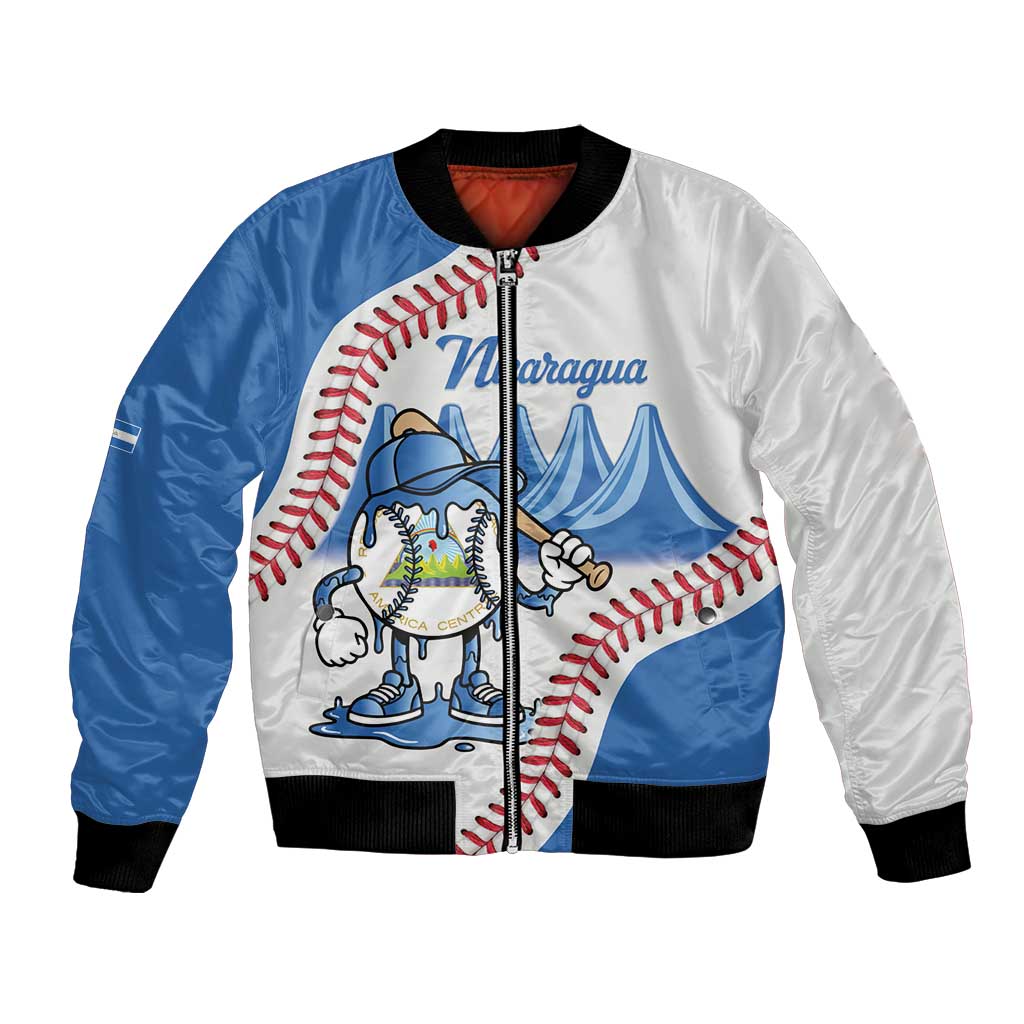 Nicaragua 2026 Baseball Personalized Bomber Jacket Go Champions Drip Style