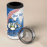 Nicaragua 2026 Baseball Personalized 4 in 1 Can Cooler Tumbler Go Champions Drip Style