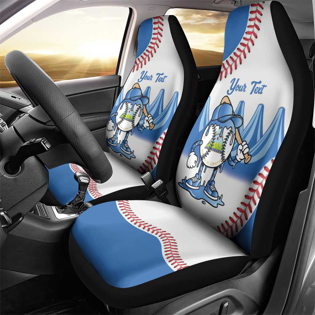 Nicaragua 2026 Baseball Car Seat Cover Go Champions Drip Style