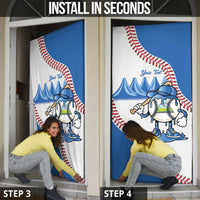 Nicaragua 2026 Baseball Personalized Door Cover Go Champions Drip Style