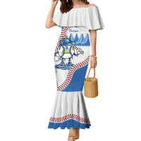 Nicaragua 2026 Baseball Personalized Family Matching Mermaid Dress and Hawaiian Shirt Go Champions Drip Style