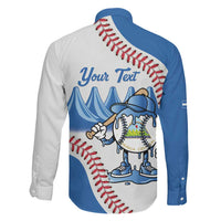 Nicaragua 2026 Baseball Personalized Family Matching Off Shoulder Maxi Dress and Hawaiian Shirt Go Champions Drip Style