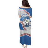 Nicaragua 2026 Baseball Personalized Family Matching Puletasi and Hawaiian Shirt Go Champions Drip Style