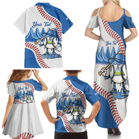 Nicaragua 2026 Baseball Personalized Family Matching Summer Maxi Dress and Hawaiian Shirt Go Champions Drip Style
