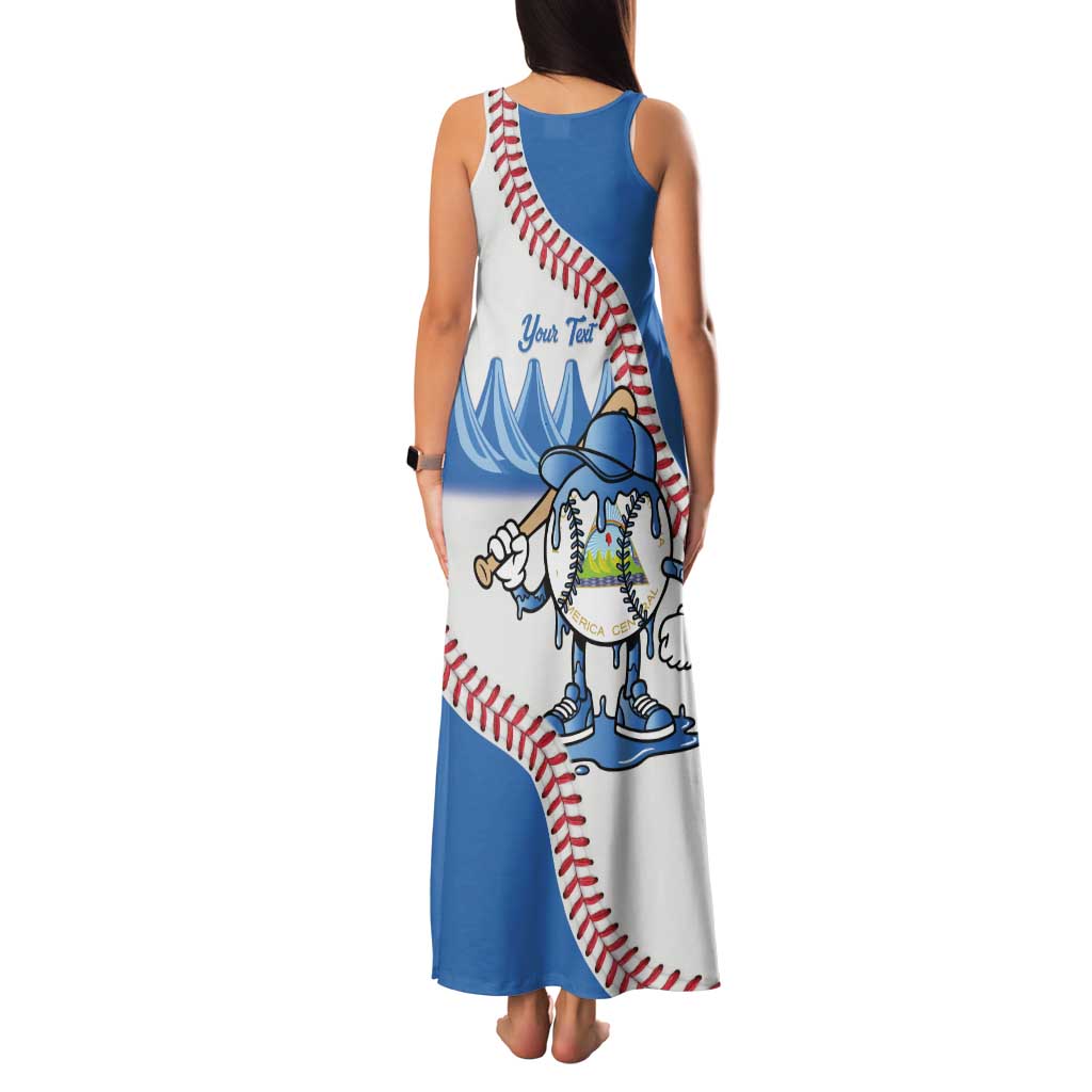 Nicaragua 2026 Baseball Personalized Family Matching Tank Maxi Dress and Hawaiian Shirt Go Champions Drip Style