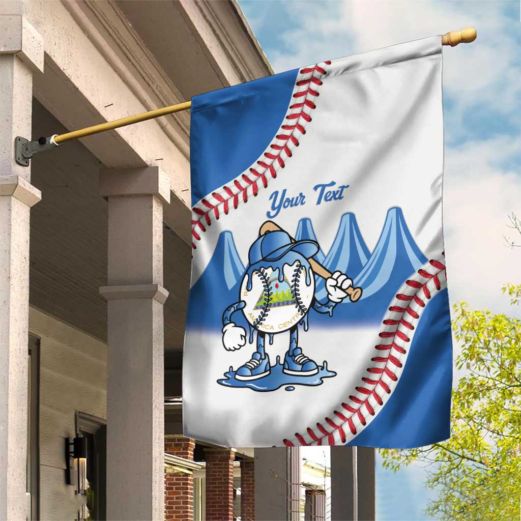 Nicaragua 2026 Baseball Garden Flag Go Champions Drip Style