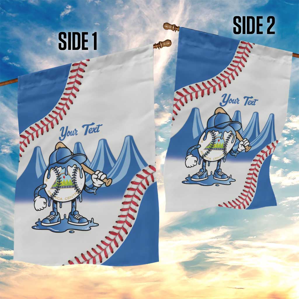 Nicaragua 2026 Baseball Garden Flag Go Champions Drip Style