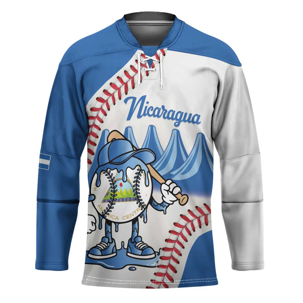 Nicaragua 2026 Baseball Personalized Hockey Jersey Go Champions Drip Style