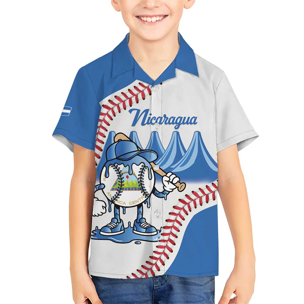 Nicaragua 2026 Baseball Personalized Kid Hawaiian Shirt Go Champions Drip Style