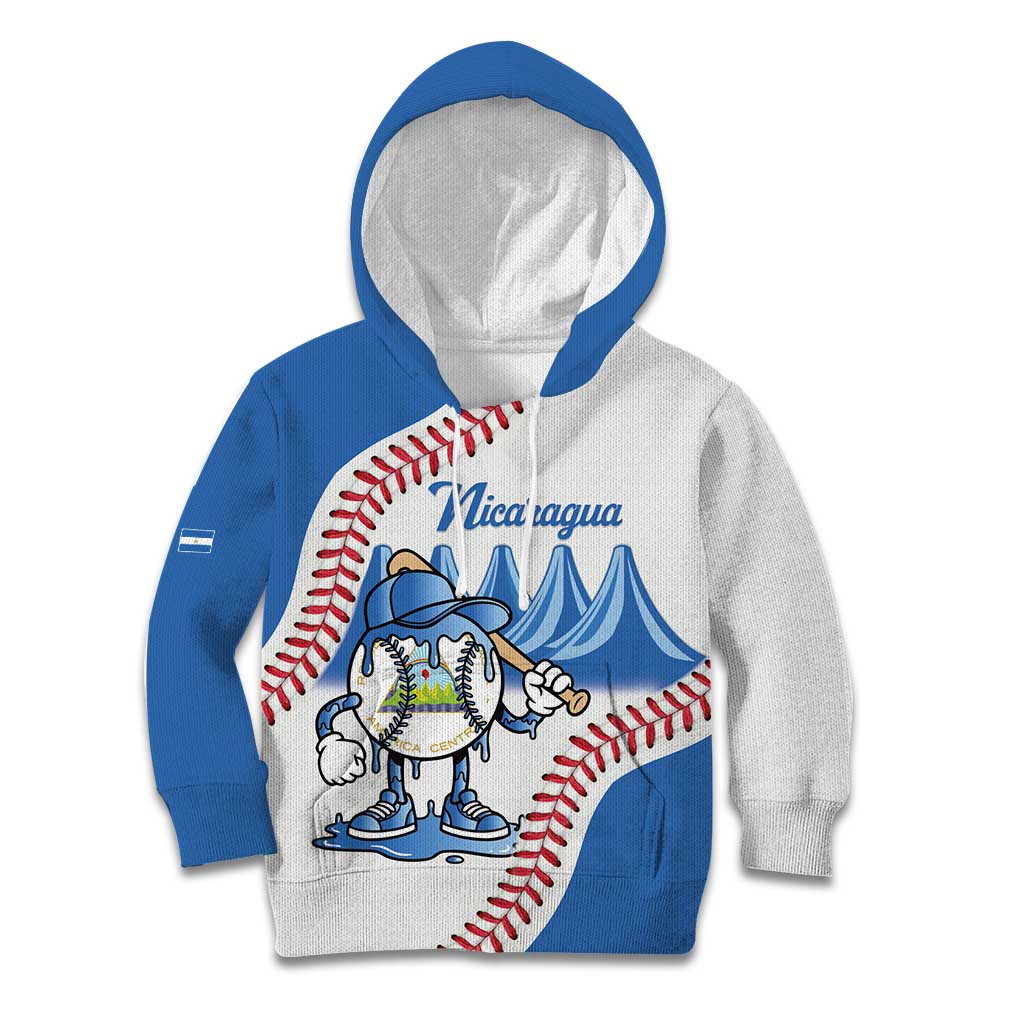 Nicaragua 2026 Baseball Personalized Kid Hoodie Go Champions Drip Style
