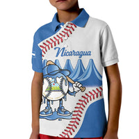 Nicaragua 2026 Baseball Personalized Kid Polo Shirt Go Champions Drip Style