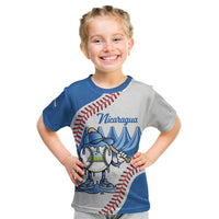 Nicaragua 2026 Baseball Personalized Kid T Shirt Go Champions Drip Style