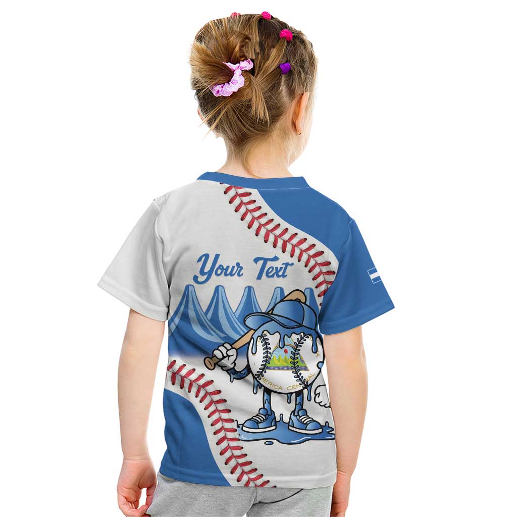 Nicaragua 2026 Baseball Personalized Kid T Shirt Go Champions Drip Style