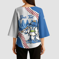 Nicaragua 2026 Baseball Personalized Kimono Sleeve Blouse Go Champions Drip Style