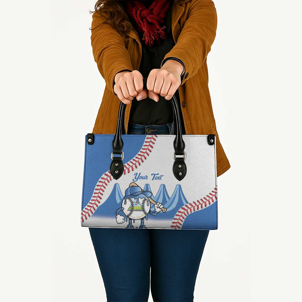 Nicaragua 2026 Baseball Leather Bag Go Champions Drip Style