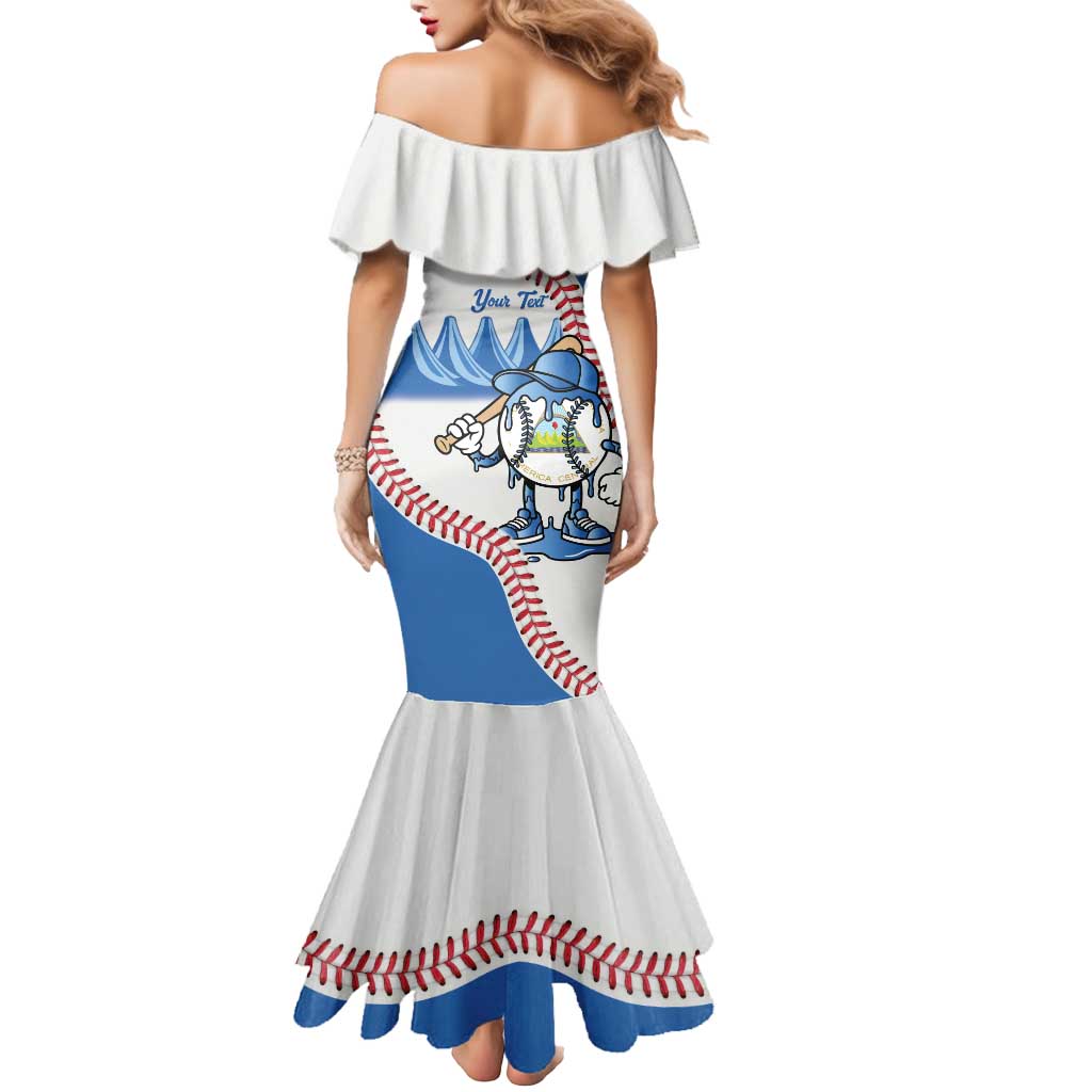 Nicaragua 2026 Baseball Personalized Mermaid Dress Go Champions Drip Style