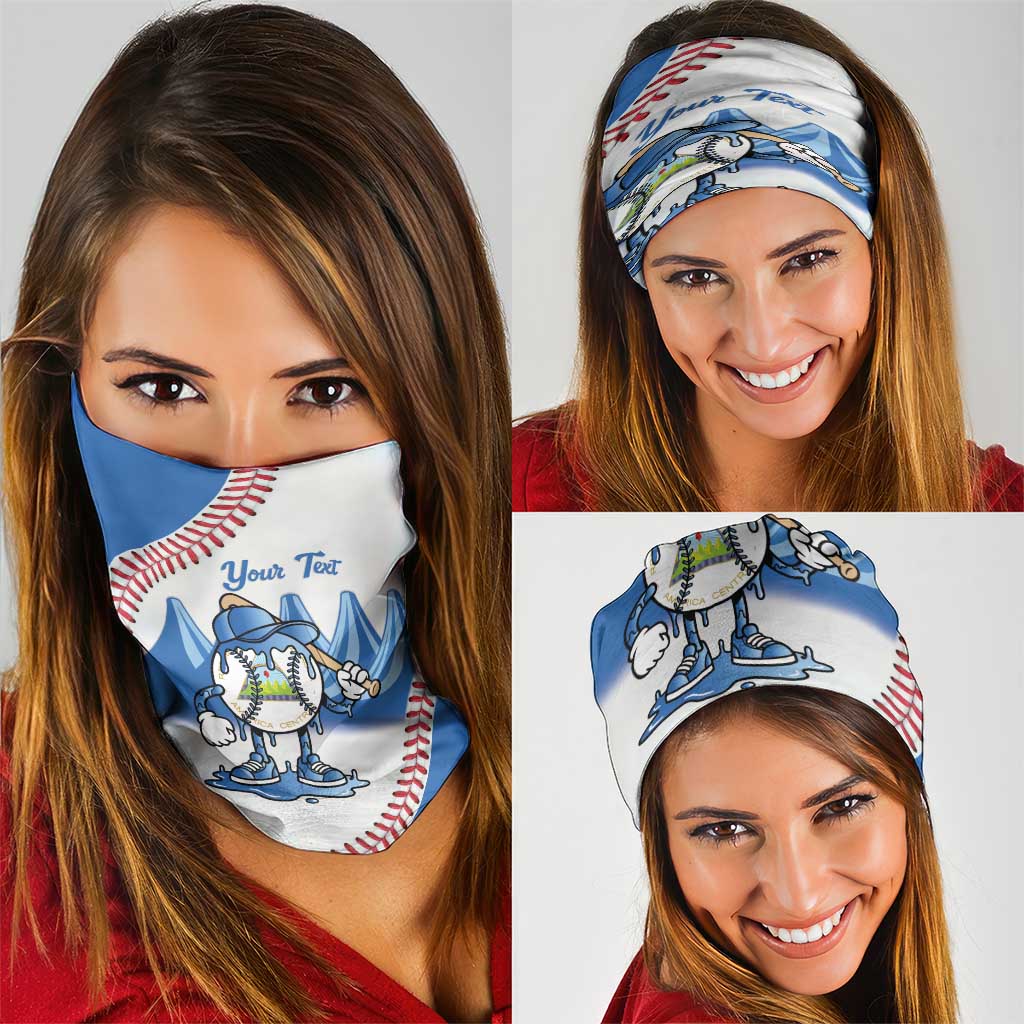 Nicaragua 2026 Baseball Neck Gaiter Go Champions Drip Style