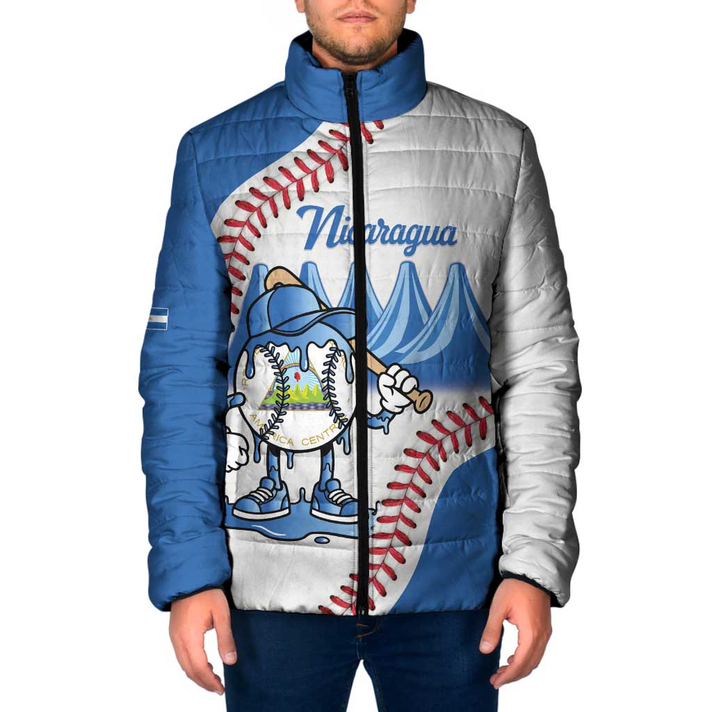 Nicaragua 2026 Baseball Personalized Padded Jacket Go Champions Drip Style