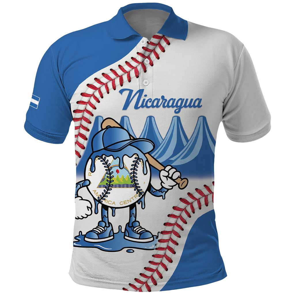Nicaragua 2026 Baseball Personalized Polo Shirt Go Champions Drip Style